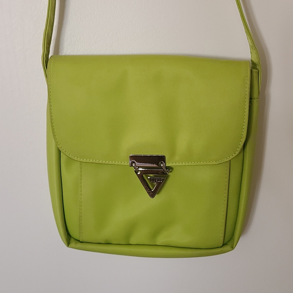 Guess Lime Green Crossbody Bag